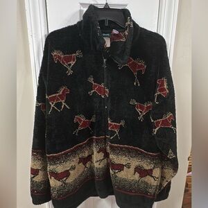 vintage 90s Mazmania brand fleece jacket M (mix(17)